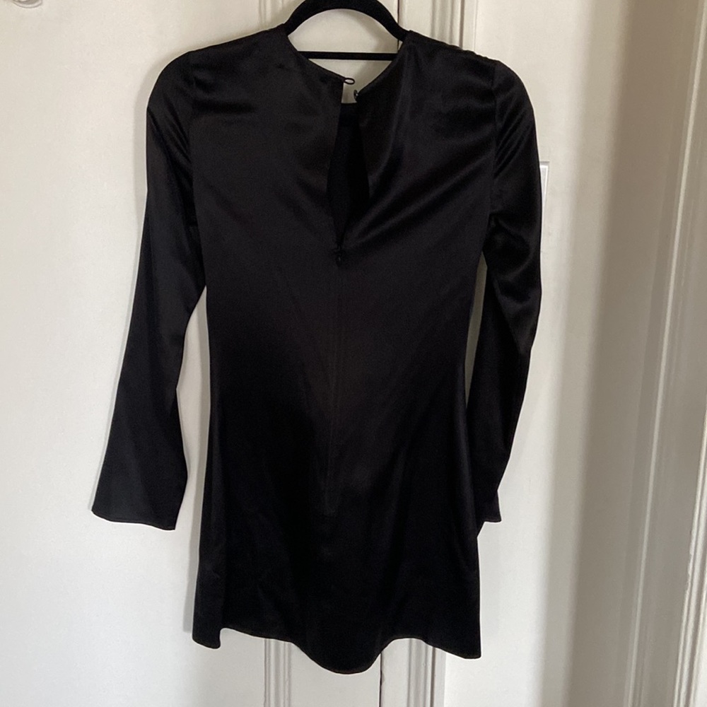 SOLD ✨Silk black mini Reformation dress - Picture 4 of 5
